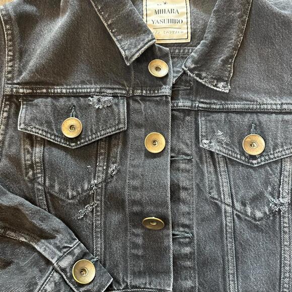 Maison Mihara Yasuhiro Cropped Denim - Picture 6 of 7